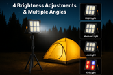 LED Rechargeable Work Light, LED Spot Light with USB Port, Portable Floodlight with 4 Modes, Security Lights Waterproof for Fishing, Hiking, Repairing, Emergency